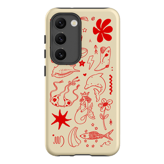 Spiced Cowboy Cream Printed Phone Cases Samsung Galaxy S23 / Armoured by Easty Beasty - The Dairy