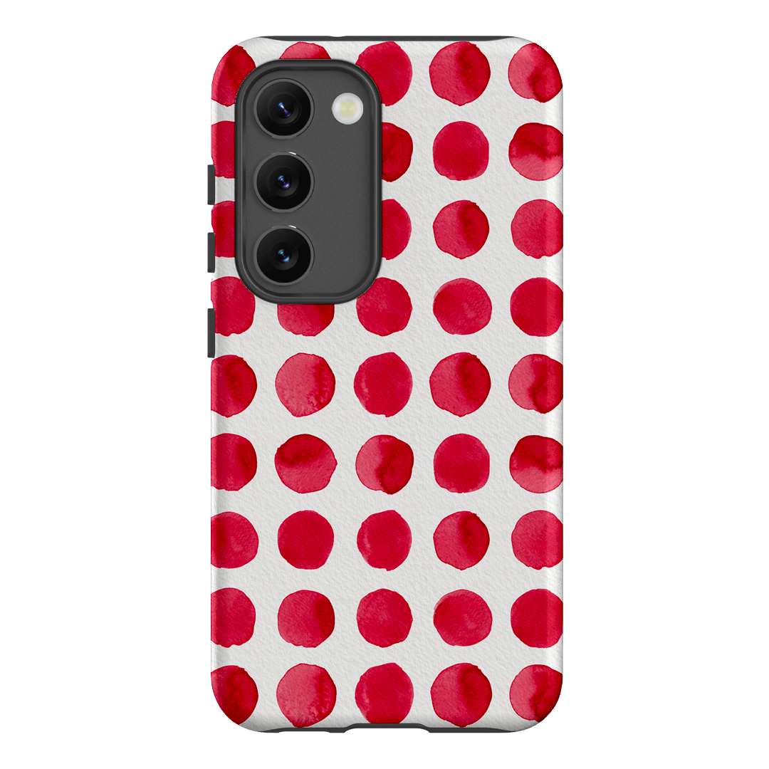 Spots in Red Printed Phone Cases by The Dairy - The Dairy
