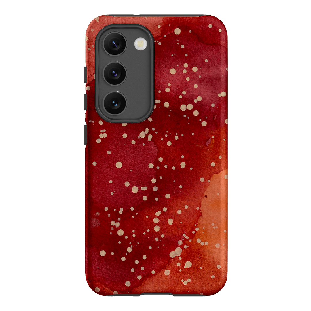 Spotty Rust Printed Phone Cases Samsung Galaxy S23 / Armoured by The Dairy - The Dairy