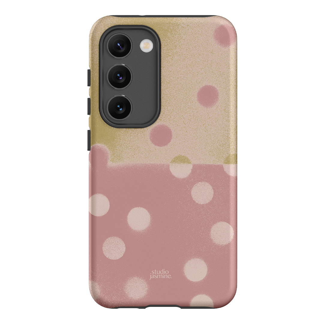 Strawberry Polka Dot Printed Phone Cases Samsung Galaxy S23 / Armoured by Jasmine Dowling - The Dairy