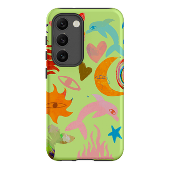 Tattoos Green Printed Phone Cases Samsung Galaxy S23 / Armoured by Kate Eliza - The Dairy