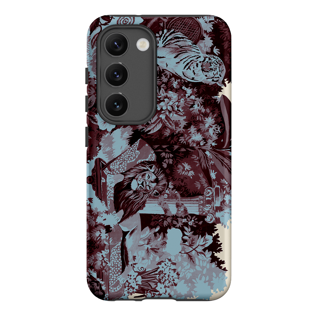 Tippi Blue Printed Phone Cases Samsung Galaxy S23 / Armoured by Desmond & Dempsey - The Dairy
