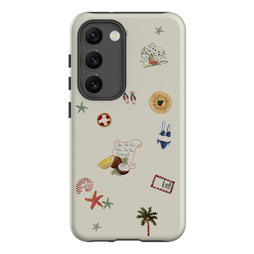 Vacay All Day Cream Printed Phone Cases by Antipodean - The Dairy