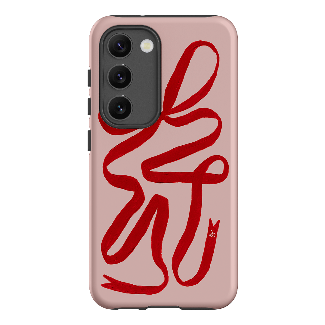 Valentine Ribbon Printed Phone Cases Samsung Galaxy S23 / Armoured by Jasmine Dowling - The Dairy