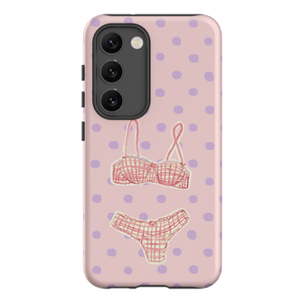 Vintage Gingham Printed Phone Cases Samsung Galaxy S23 / Armoured by Kayla Carr - The Dairy