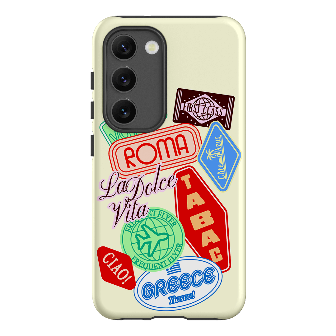 Well Travelled Printed Phone Cases Samsung Galaxy S23 / Armoured by The Dairy - The Dairy