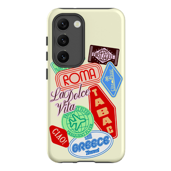 Well Travelled Printed Phone Cases Samsung Galaxy S23 / Armoured by The Dairy - The Dairy