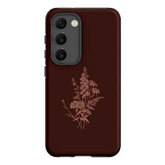 Wildflowers Mocha Printed Phone Cases Samsung Galaxy S23 / Armoured by Typoflora - The Dairy