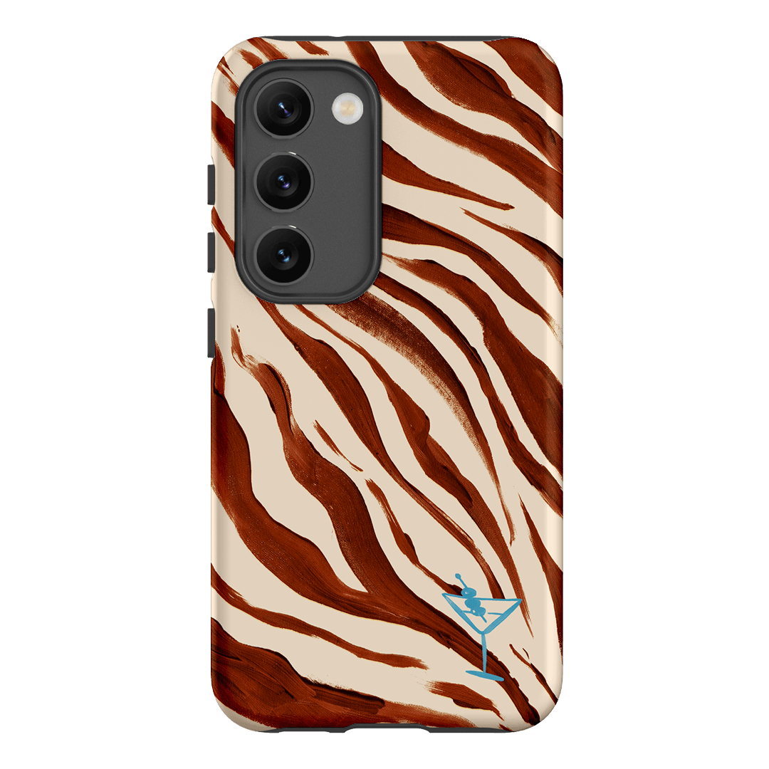 Zebra Tini Printed Phone Cases Samsung Galaxy S23 / Armoured by Charlie Taylor - The Dairy