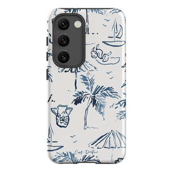 Balmy Blue Printed Phone Cases Samsung Galaxy S23 / Armoured by Cass Deller - The Dairy