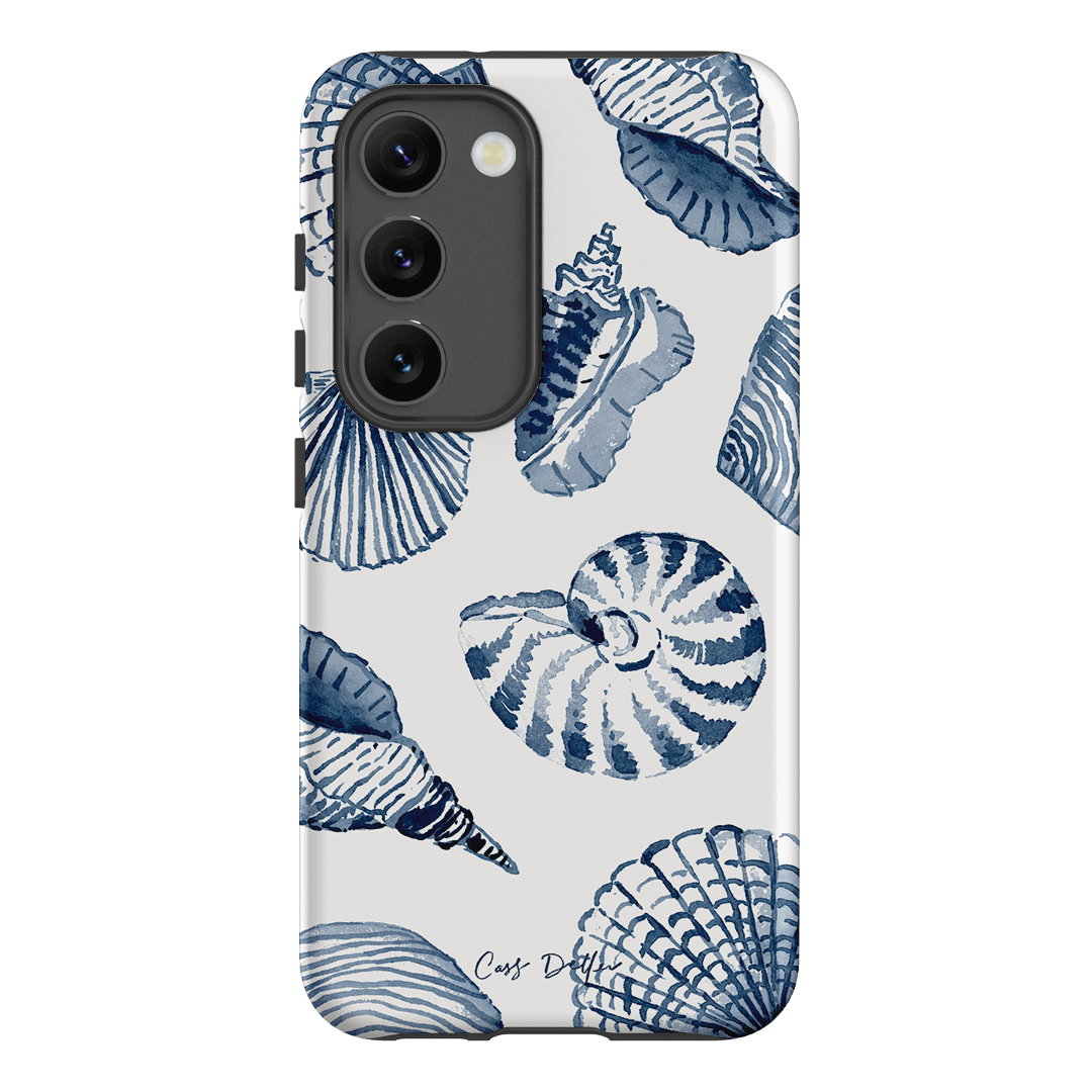 Blue Shells Printed Phone Cases Samsung Galaxy S23 / Armoured by Cass Deller - The Dairy