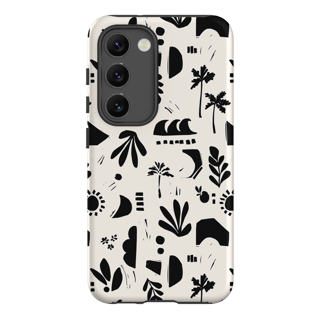Inky Beach Printed Phone Cases Samsung Galaxy S23 / Armoured by Charlie Taylor - The Dairy