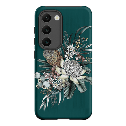 Teal Native Printed Phone Cases Samsung Galaxy S23 / Armoured by Typoflora - The Dairy