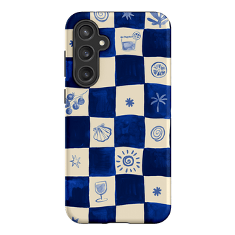 Afternoon Mezze Azure Printed Phone Cases Samsung Galaxy S23 FE / Armoured by Charlie Taylor - The Dairy