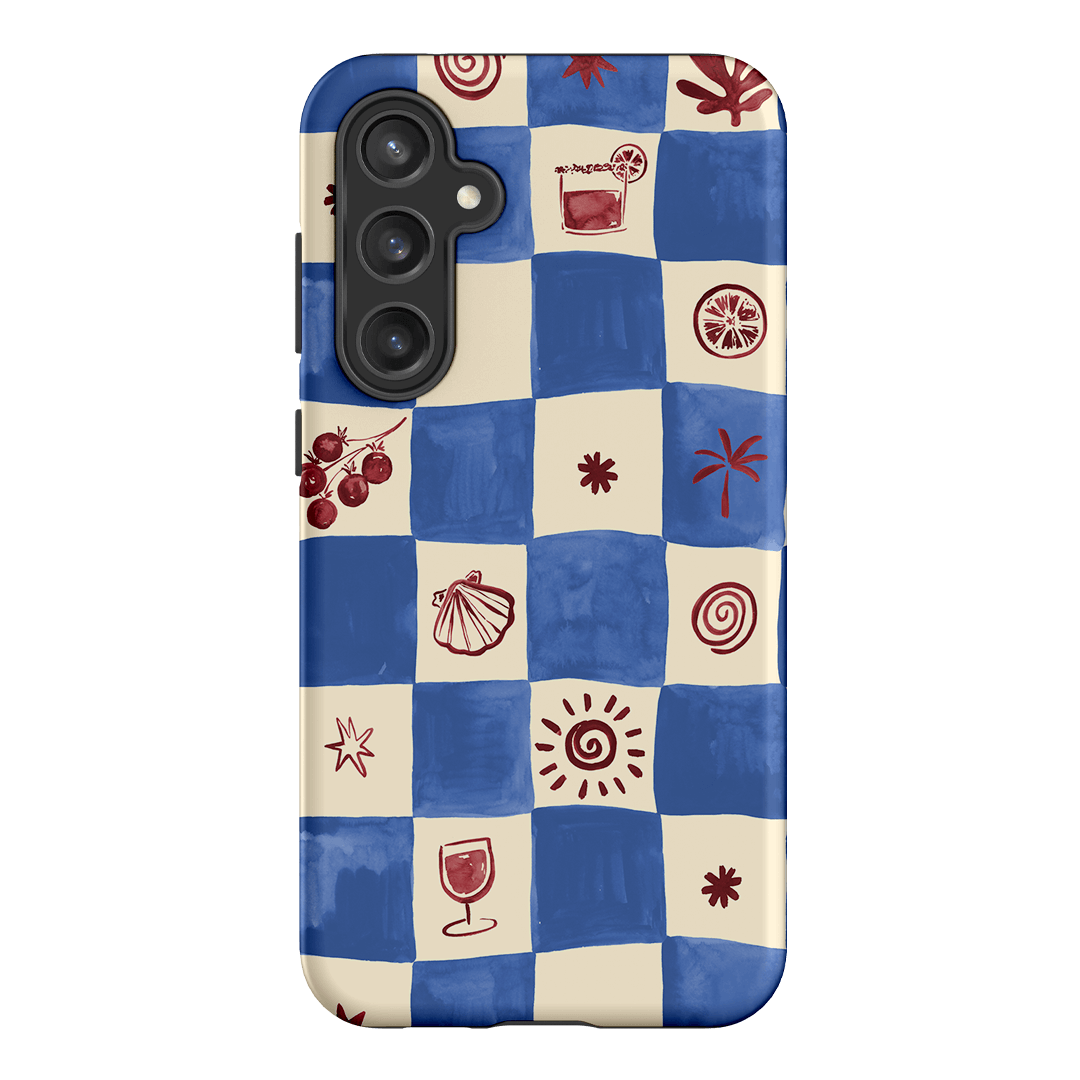 Afternoon Mezze Cornflower Printed Phone Cases Samsung Galaxy S23 FE / Armoured by Charlie Taylor - The Dairy