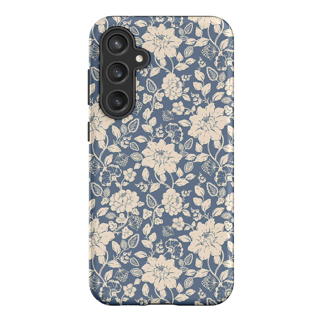 Blue Garden Printed Phone Cases Samsung Galaxy S23 FE / Armoured by Kasiags Art - The Dairy