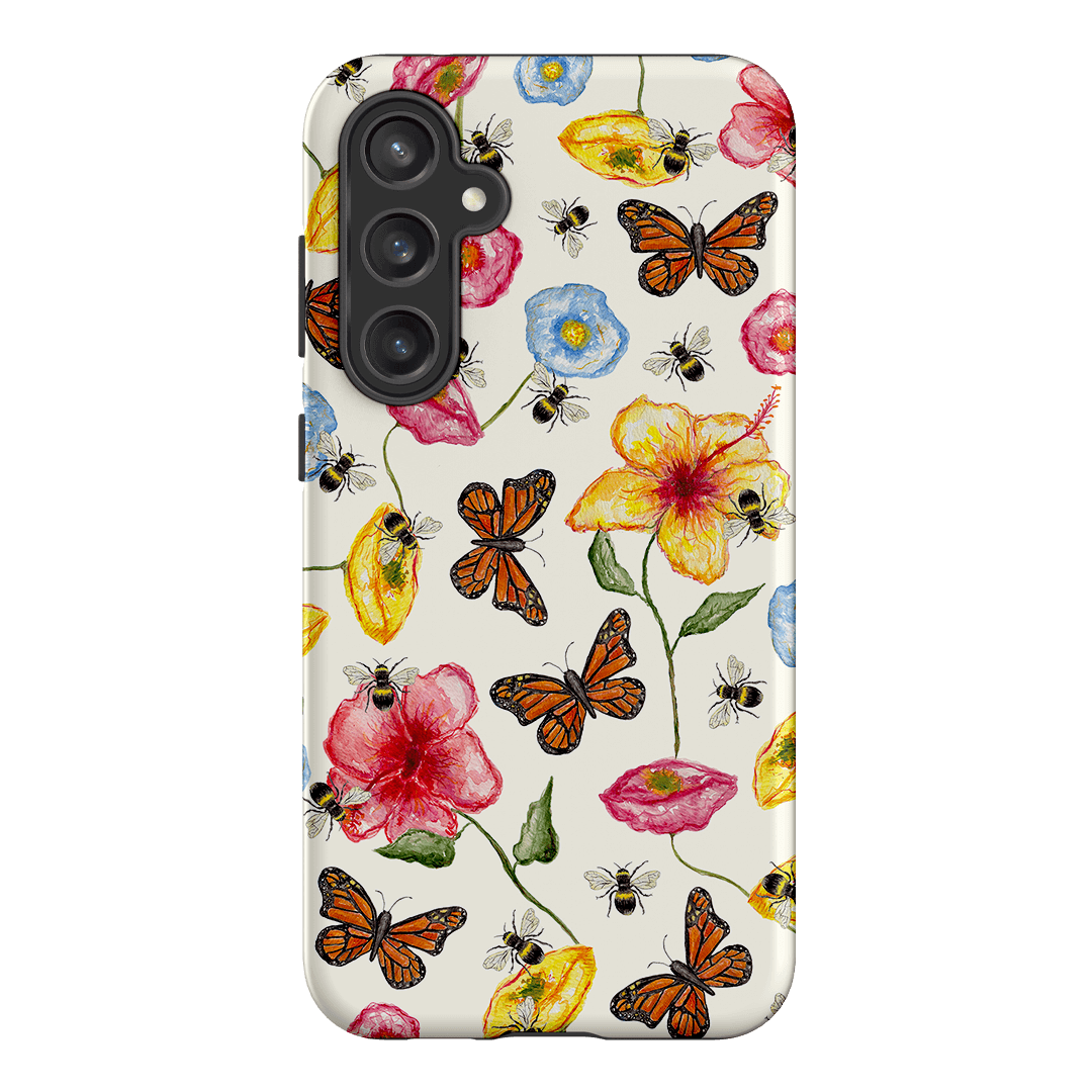 Butterflies & Bees Printed Phone Cases Samsung Galaxy S23 FE / Armoured by BG. Studio - The Dairy