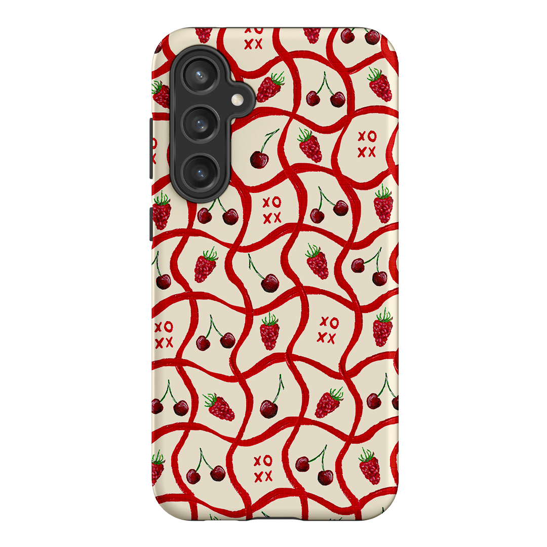 Cherries & Berries Printed Phone Cases Samsung Galaxy S23 FE / Armoured by BG. Studio - The Dairy