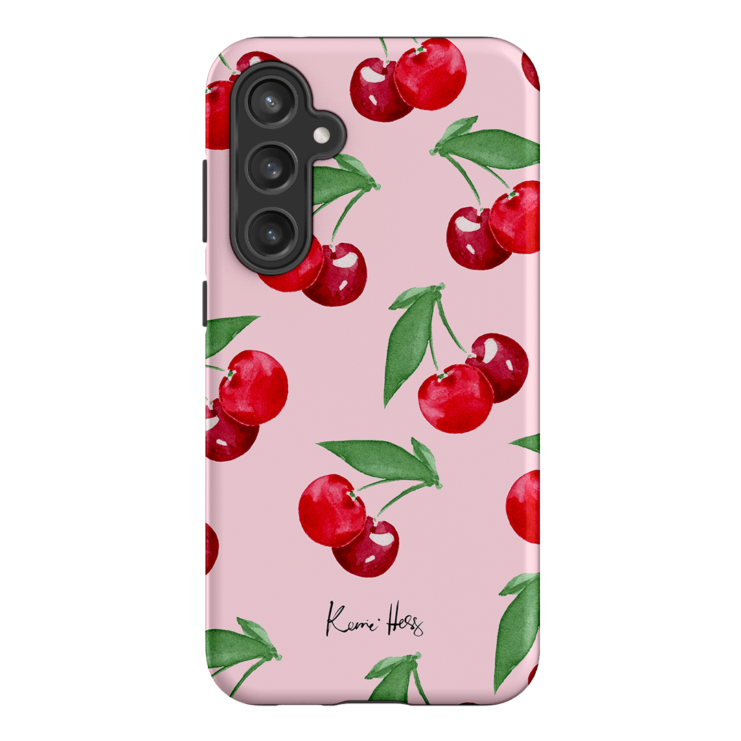 Cherry Rose Printed Phone Cases Samsung Galaxy S23 FE / Armoured by Kerrie Hess - The Dairy
