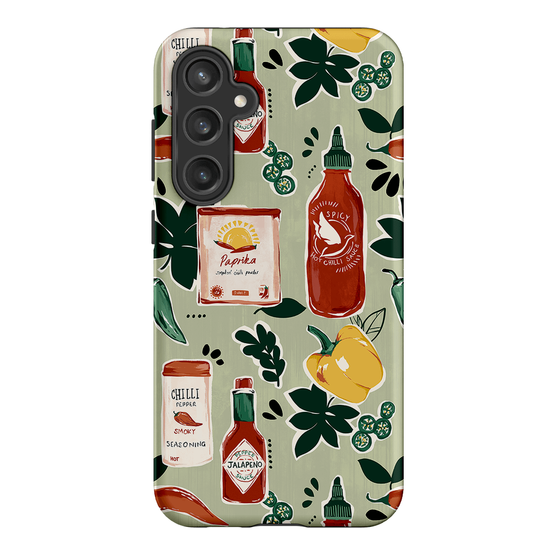 Chilli Pepper Printed Phone Cases Samsung Galaxy S23 FE / Armoured by Charlie Taylor - The Dairy