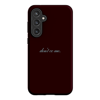 Don't CC Me Fancy Printed Phone Cases Samsung Galaxy S23 FE / Armoured by The Dairy - The Dairy