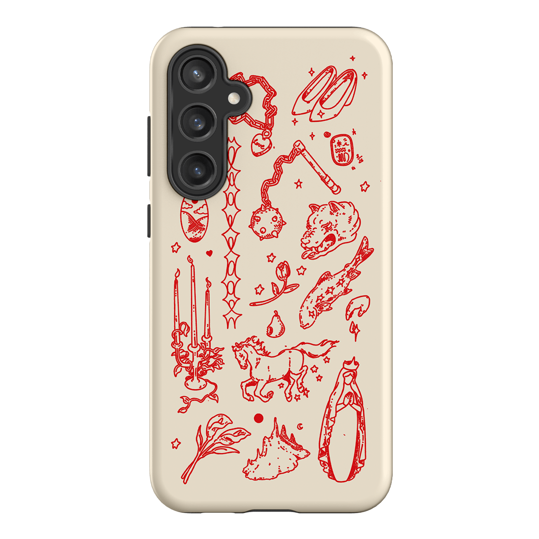 Dreamcore Cream Printed Phone Cases Samsung Galaxy S23 FE / Armoured by Easty Beasty - The Dairy