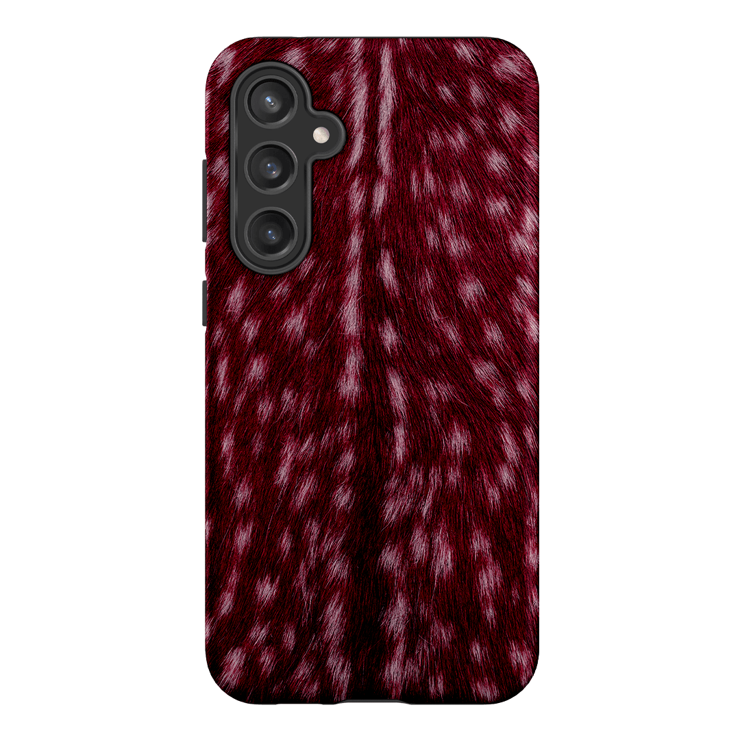 Fawn Burgundy Printed Phone Cases Samsung Galaxy S23 FE / Armoured by The Dairy - The Dairy