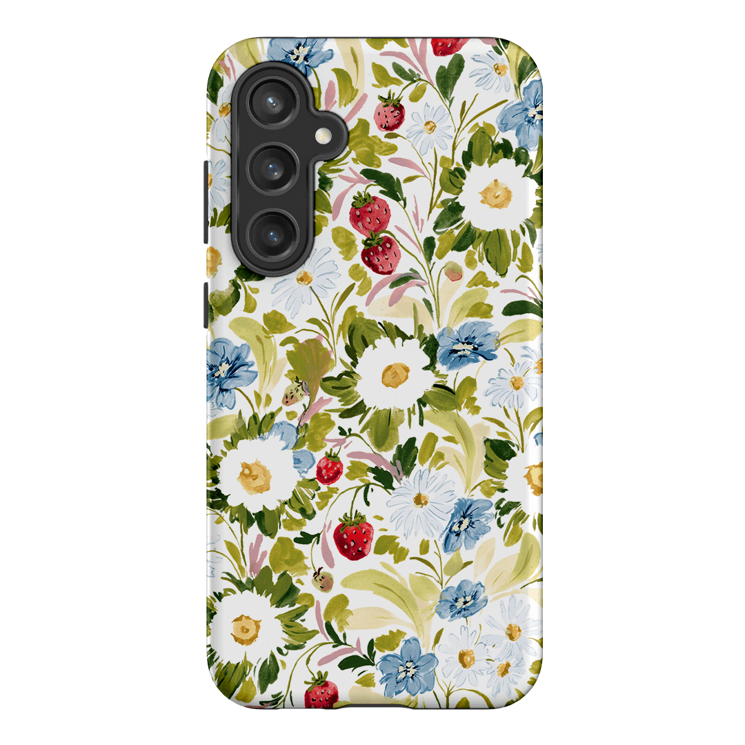 Garden Strawberries Printed Phone Cases Samsung Galaxy S23 FE / Armoured by Ellie Mae - The Dairy