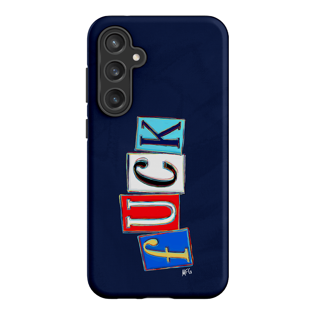 Lil Fcks Blue Printed Phone Cases Samsung Galaxy S23 FE / Armoured by Margarbs Art - The Dairy