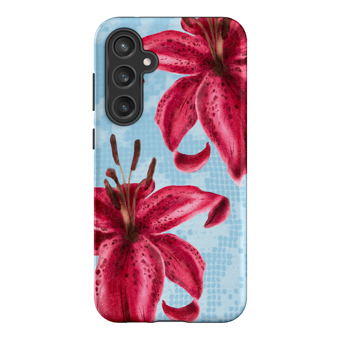 Lillies Printed Phone Cases Samsung Galaxy S23 FE / Armoured by Sally Hungerford - The Dairy