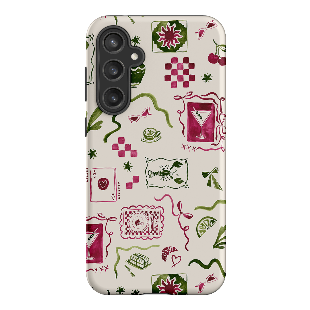 Martini Gal Printed Phone Cases Samsung Galaxy S23 FE / Armoured by Charlie Taylor - The Dairy
