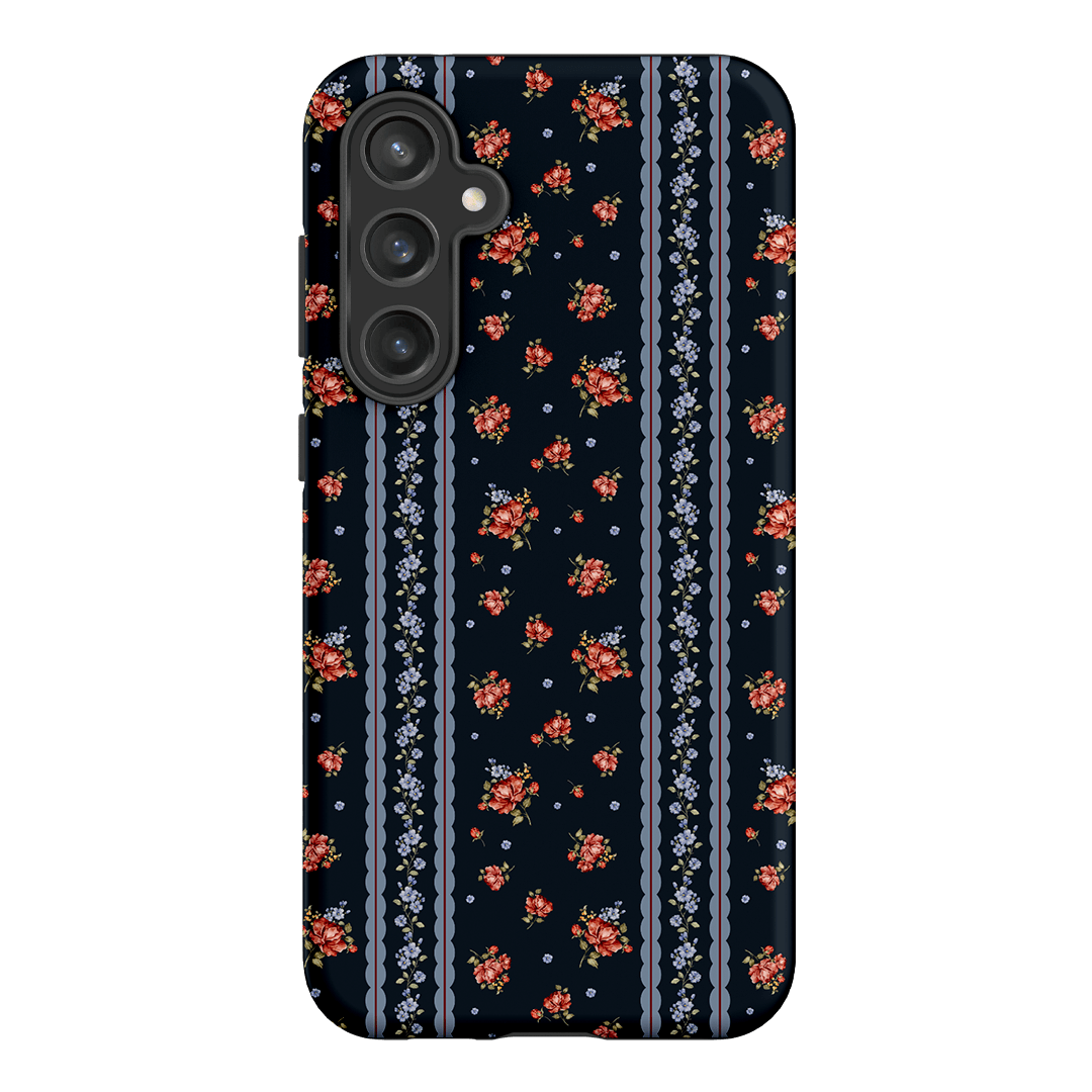 Midnight Stripe Printed Phone Cases Samsung Galaxy S23 FE / Armoured by Kasiags Art - The Dairy