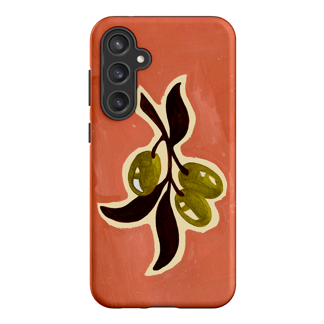 Olives Printed Phone Cases Samsung Galaxy S23 FE / Armoured by Studio Bon - The Dairy