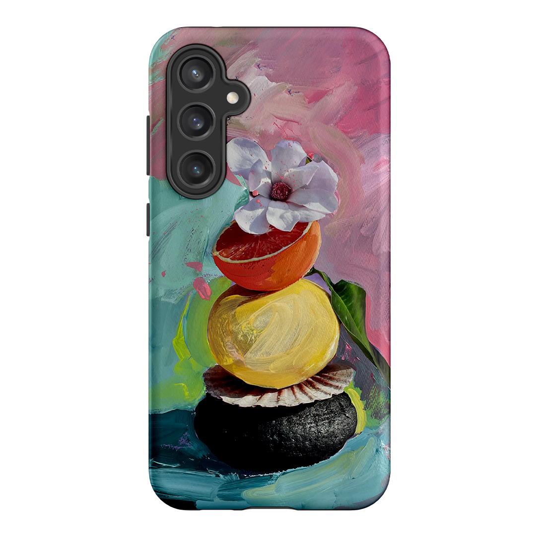 Pink Splash Printed Phone Cases Samsung Galaxy S23 FE / Armoured by Nicole Nelius - The Dairy