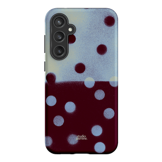 Plum Polka Dot Printed Phone Cases Samsung Galaxy S23 FE / Armoured by Jasmine Dowling - The Dairy