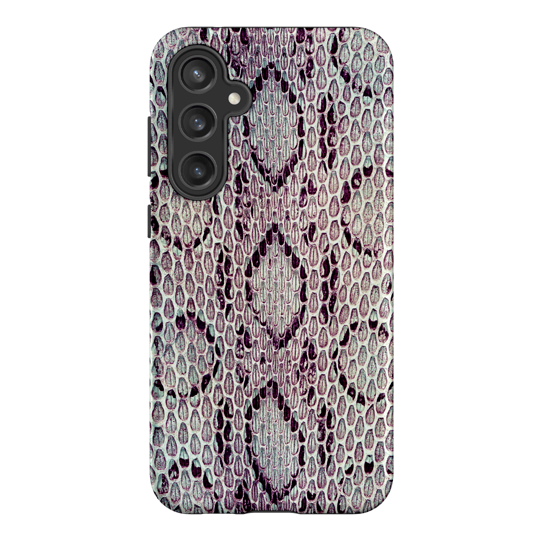 Plum Python Printed Phone Cases Samsung Galaxy S23 FE / Armoured by The Dairy - The Dairy