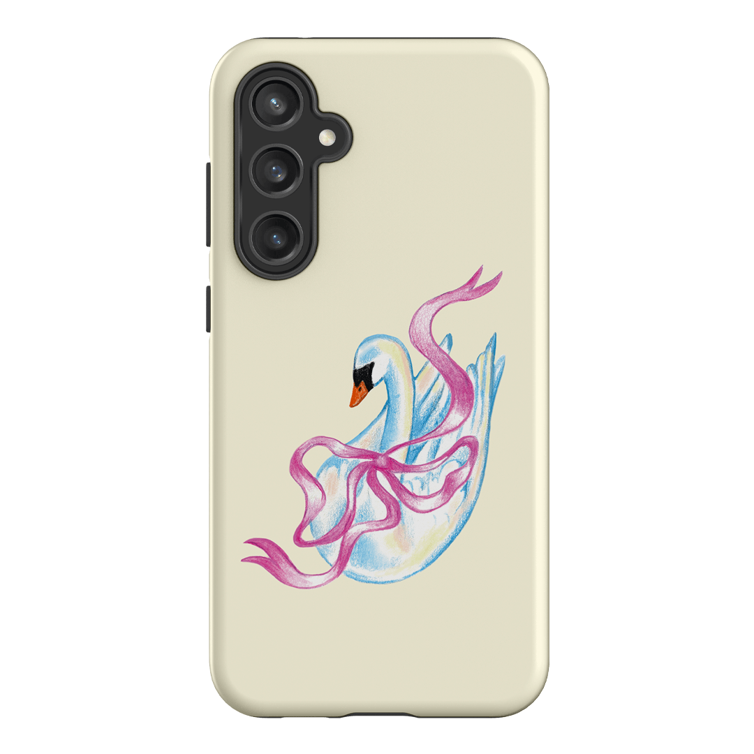 Satin Swan Printed Phone Cases Samsung Galaxy S23 FE / Armoured by Femke Studio - The Dairy