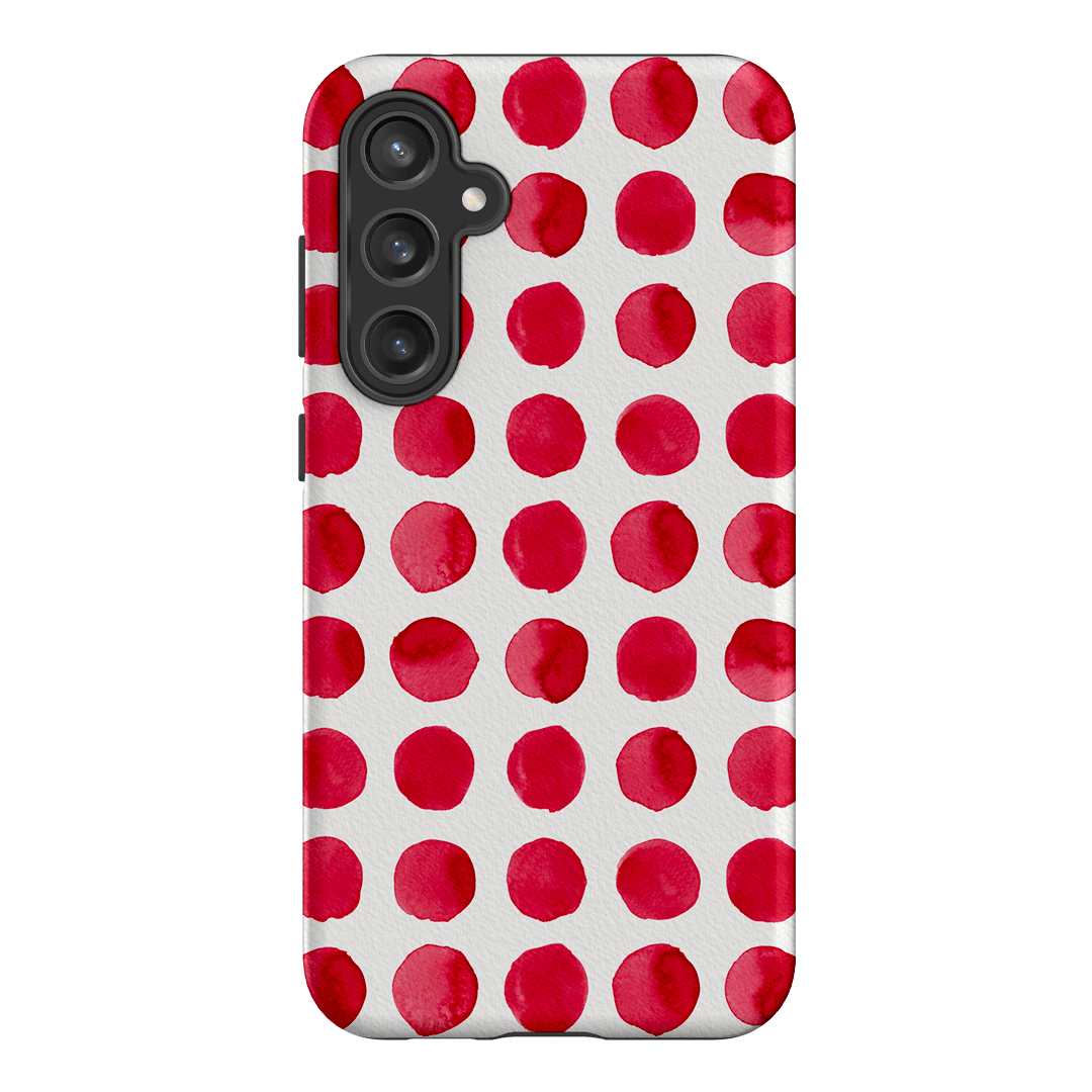 Spots in Red Printed Phone Cases by The Dairy - The Dairy