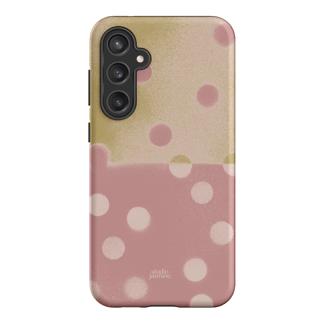Strawberry Polka Dot Printed Phone Cases Samsung Galaxy S23 FE / Armoured by Jasmine Dowling - The Dairy