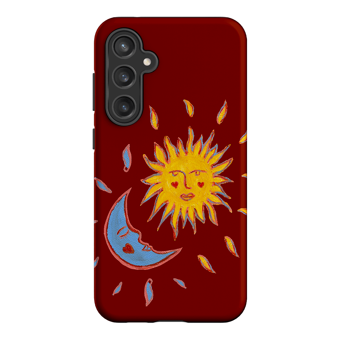 Sun & Moon Red Printed Phone Cases Samsung Galaxy S23 FE / Armoured by BG. Studio - The Dairy