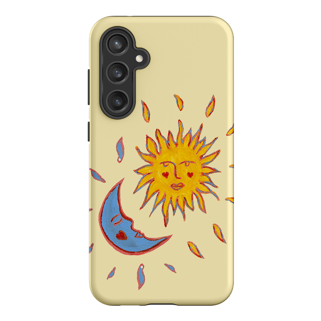 Sun & Moon Yellow Printed Phone Cases Samsung Galaxy S23 FE / Armoured by BG. Studio - The Dairy