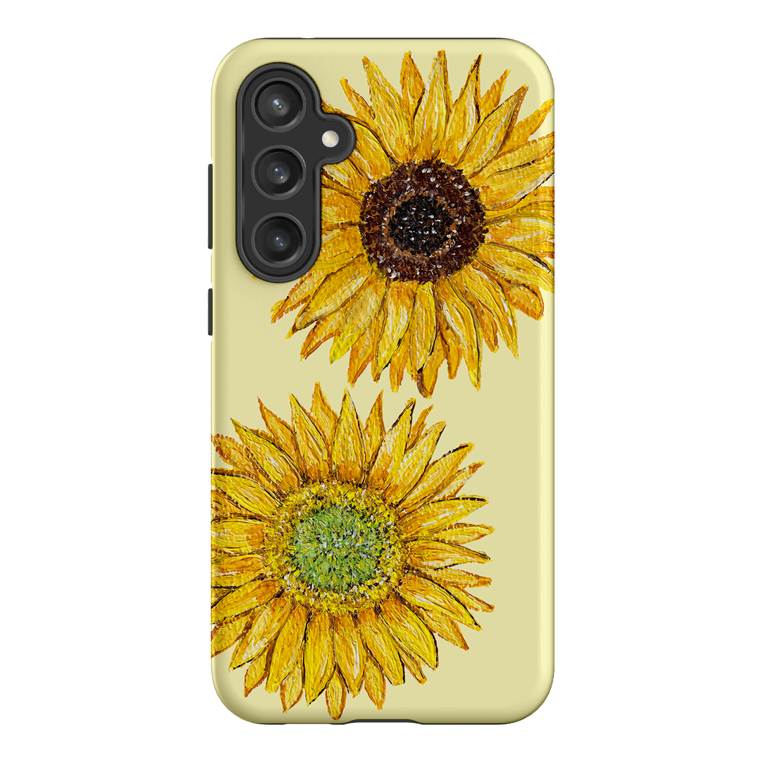 Sunflower Yellow Printed Phone Cases Samsung Galaxy S23 FE / Armoured by BG. Studio - The Dairy