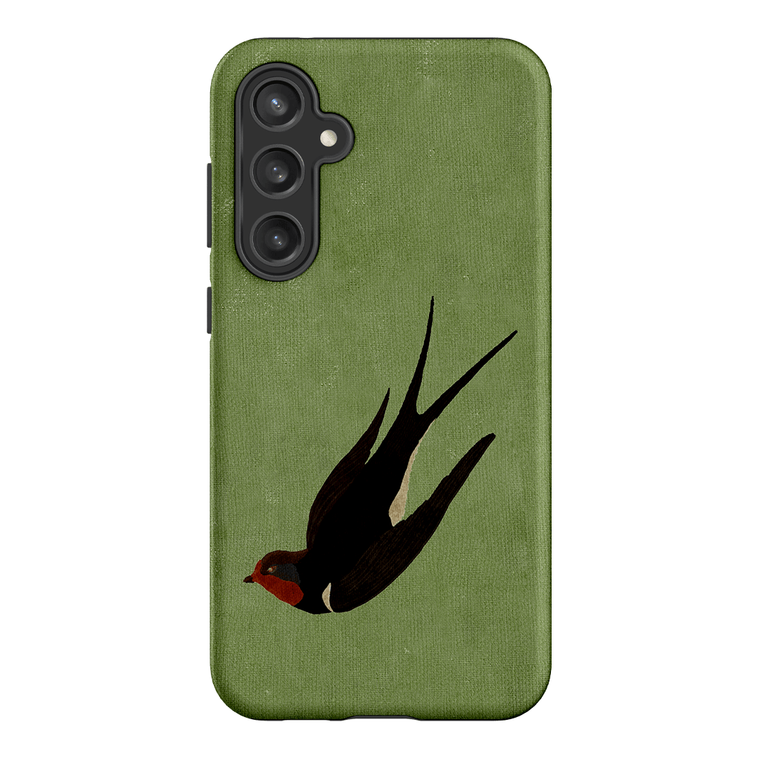 Swallow Printed Phone Cases Samsung Galaxy S23 FE / Armoured by Fenton & Fenton - The Dairy
