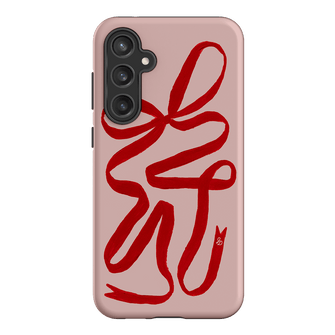 Valentine Ribbon Printed Phone Cases Samsung Galaxy S23 FE / Armoured by Jasmine Dowling - The Dairy