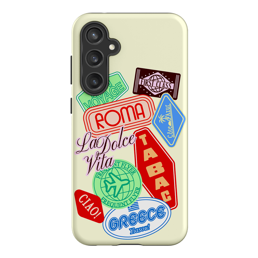 Well Travelled Printed Phone Cases Samsung Galaxy S23 FE / Armoured by The Dairy - The Dairy