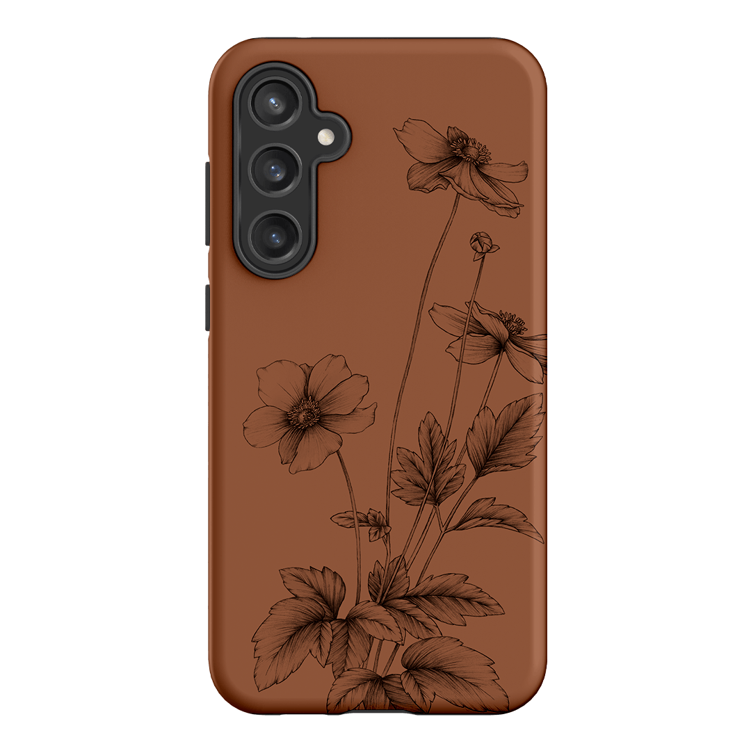 Windflowers Study Printed Phone Cases Samsung Galaxy S23 FE / Armoured by Typoflora - The Dairy