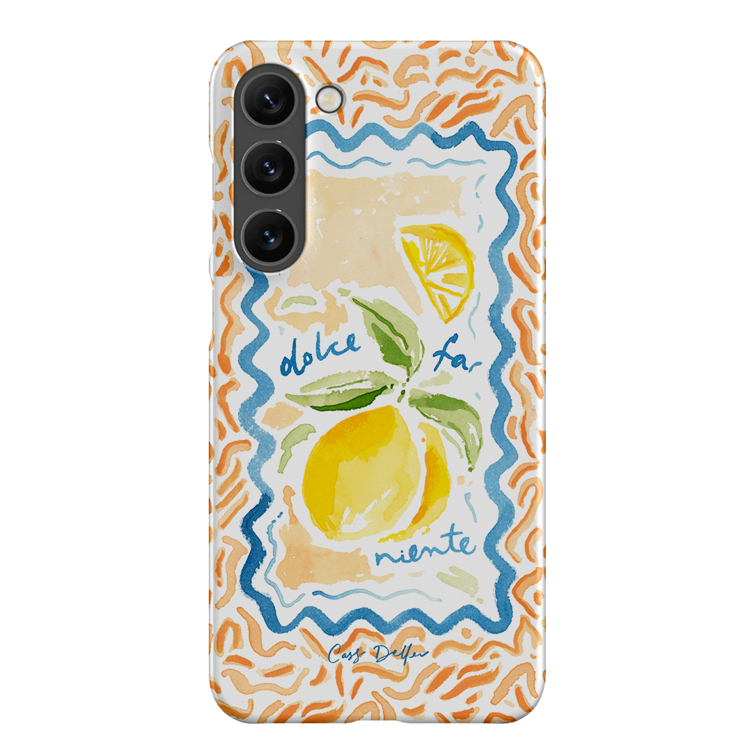 Dolce Far Niente Printed Phone Cases Samsung Galaxy S23 Plus / Snap by Cass Deller - The Dairy