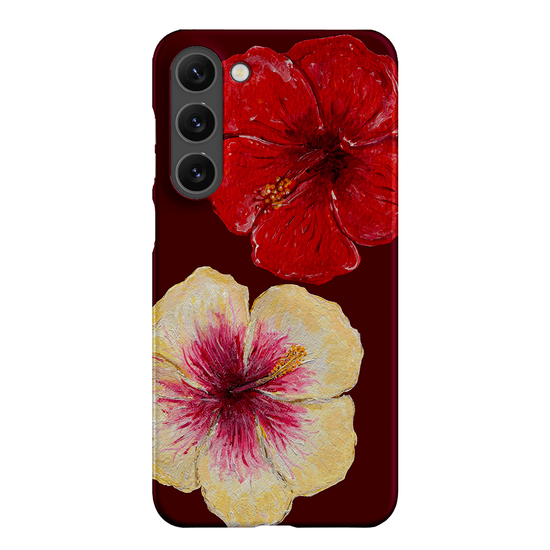 Hibiscus Flower Printed Phone Cases Samsung Galaxy S23 Plus / Snap by BG. Studio - The Dairy