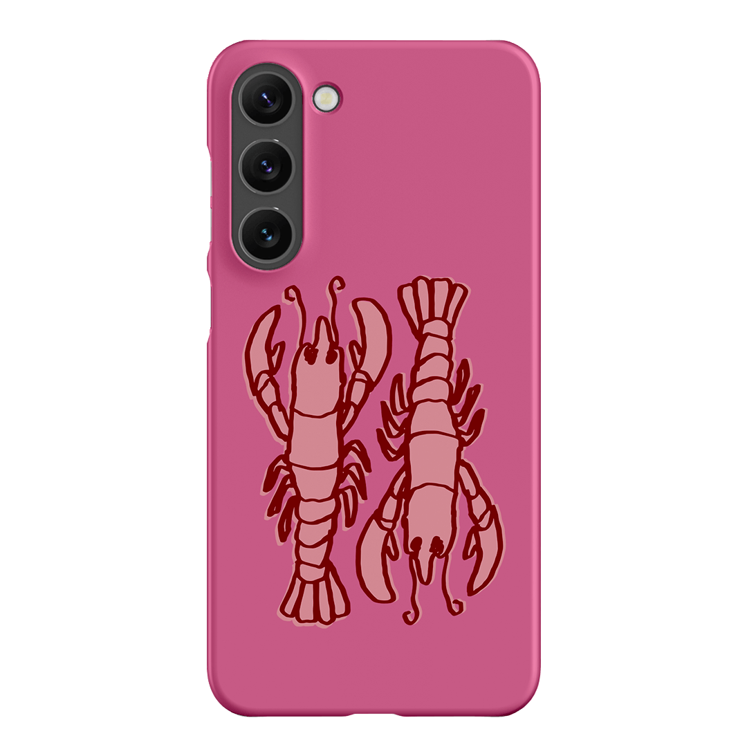 Lobster Love Pink Printed Phone Cases Samsung Galaxy S23 Plus / Snap by The Dairy - The Dairy