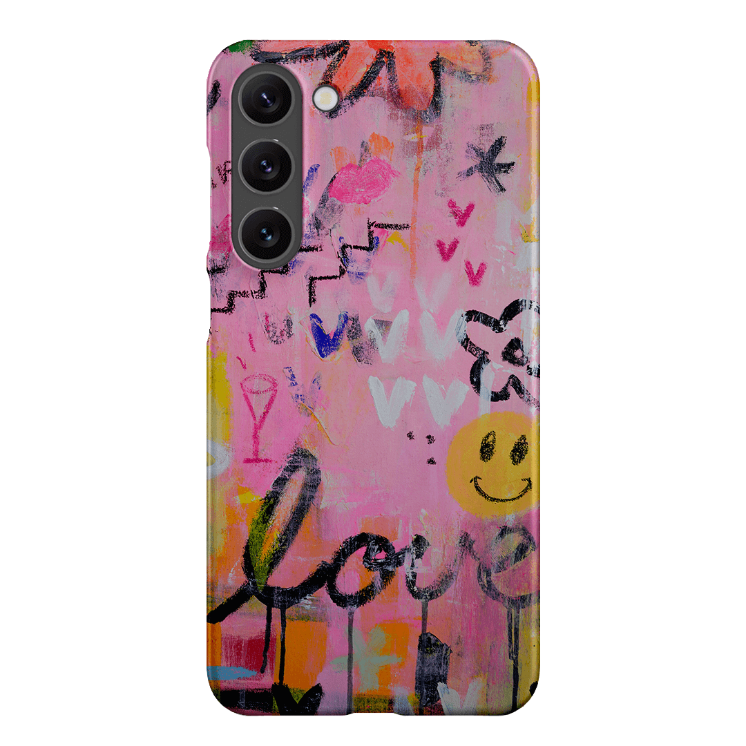 Love Smiles Printed Phone Cases Samsung Galaxy S23 Plus / Snap by Jackie Green - The Dairy